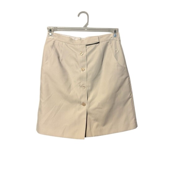 Liz Claiborne Pants - Liz Golf Skort Size 6 Beige Button Front Look Athletic Activewear